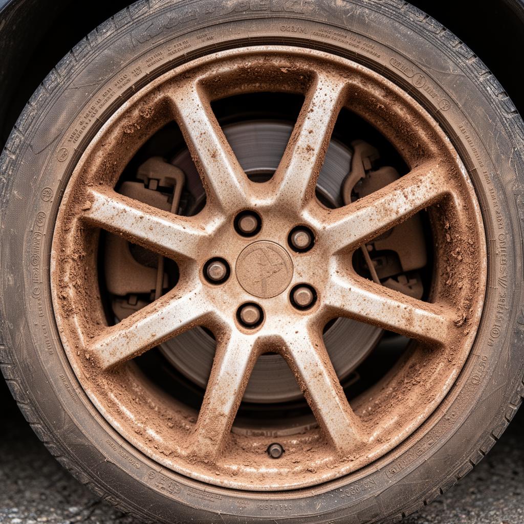 Wheel & Rim Detail before detailing